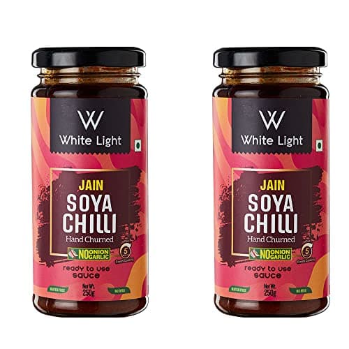 White Light Food Jain Soya Chilli Sauce l Vegan and Natural Ingredients l Ready to Eat Healthy Food (250g) (Pack of 1) — image 6
