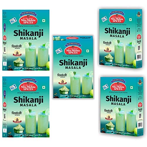 KITCHEN QUEEN NITA MEHTA Shikanji Masala 100g Each (Pack of 4) = 400g | Make Varieties of Shikanji at Home (SHIKANJI MASALA, 4 PACK | 400g) — image 8