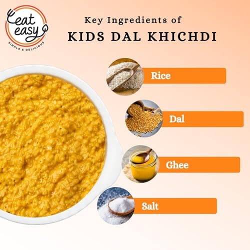 Eat Easy Ready to Eat Kids Dal Khichdi- 75g (Pack of 2) No Preservatives — image 4