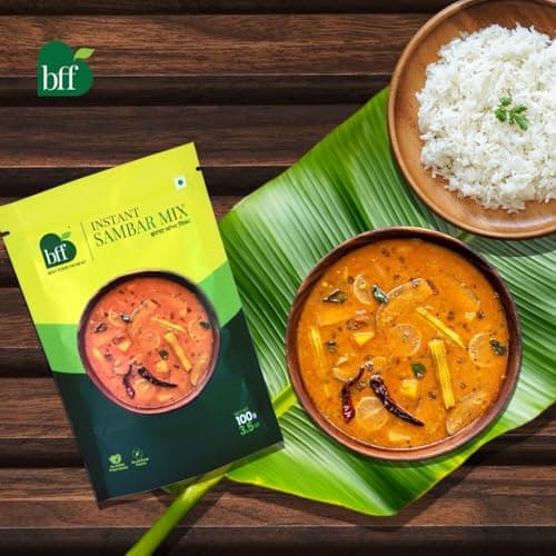 Instant Sambar Mix – Pack of 4 (100g Each) | Ready-to-Cook South Indian Curry | Made with Lentils & Spices | No Added Preservatives | No Onion and No Garlic | Suitable for Rice, Idli, Dosa & Vada | Easy to Prepare — image 5