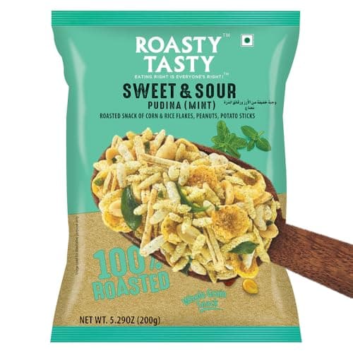 Roasty Tasty Millet Bhel Mix | Ready-to-Eat Healthy Bhel Snack – No Chutney Required | Roasted Namkeen with Millets, Chana & Spices | High Fiber | No Onion No Garlic Bhel Namkeen | 100g x 6 Packs | Instant Bhel Mix — image 4