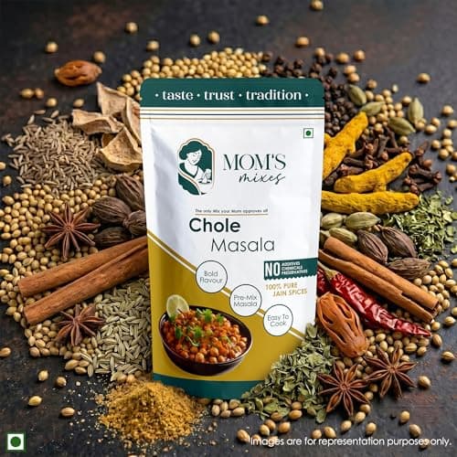 Mom’s Mixes Rajma + Chole Masala Combo | No onion No Garlic | 100g Each — image 3