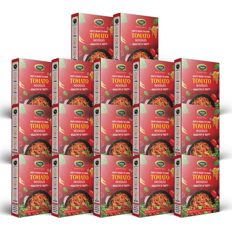 Thanjai Natural Tomato Noodles 180 Grams of Homemade Natural Noodles (No Maida Hakka Noodles, Not Fried, No MSG, Classic and Mild Millet Noodles No Maida Hakka Noodles, Not Fried, No MSG, Classic Millet and Mild Millet Noodles No Preservatives, No Chemicals, No Artificial Extract) — image 2