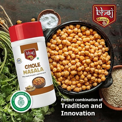 Bhoj Masale Chole Masala 450GM | Blended Spice With Natural Oils for Authentic Taste and Colour | For Healthy Delicious & Flavourful Cooking. No colour, no preservatives, no onion and no garlic ( Jain Masala ) — image 4