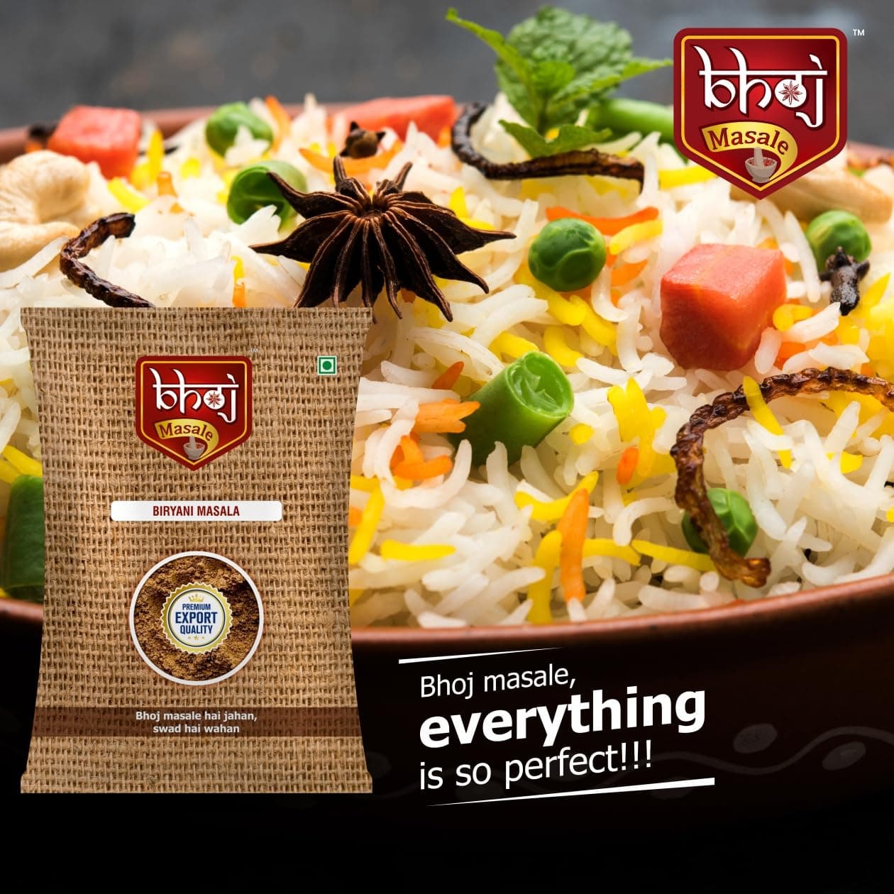 Bhoj Masale Chole Masala 100GM | Blended Spice With Natural Oils for Authentic Taste and Colour | For Healthy Delicious & Flavourful Cooking. No Colour, No Preservatives (Jain Masala) — image 7