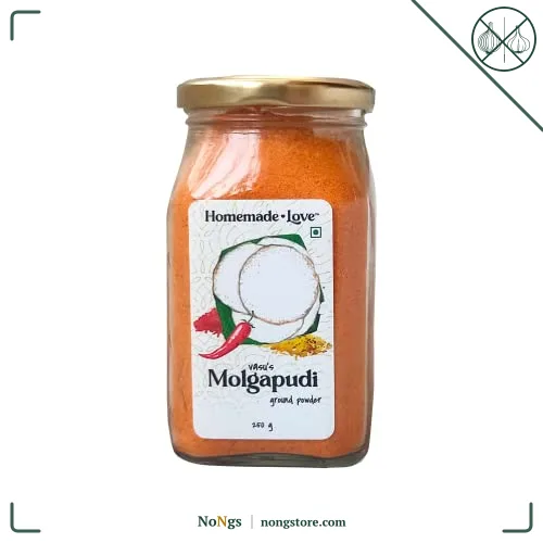Homemade Love Idli Chutney Powder (250gram)|South Indian Style Molgapudi|Instant Gunpowder Chutney|Perfect For Idli, Dosa, Appam, Rice, Chapati, & Roti|No Added Onion & Garlic