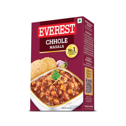 Everest Chhole Masala – 100g | Exquisite 24-Spice Blend for Authentic, Flavourful Punjabi Chole | Balanced Chole Masala Powder for Chickpea Curries