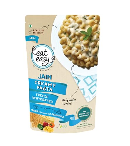Eat Easy Ready To Eat Jain Pasta- 95g, Just Add Hot Water & Cook