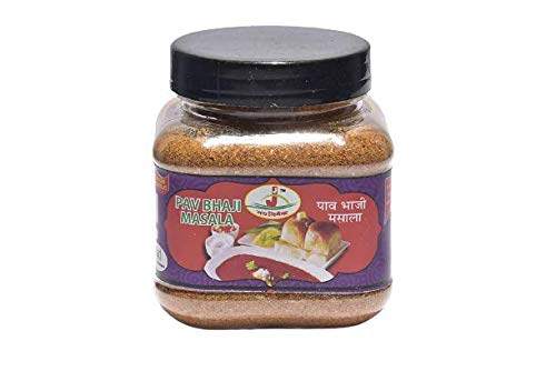Jai Jinendra Spices & Masale Pav Bhaji Masala No Onion No Garlic 100 gm Jar Packing Pack of 4